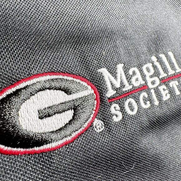 UGA MAGILL SOCIETY x Nike Dri Fit Golf Polo Shirt Men's XL Black Performance - Picture 11 of 14